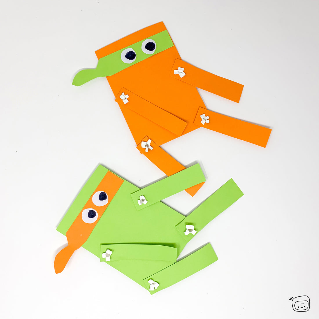 Mooving Paper ninja ideas for kids - PepMElon creative hobby kits