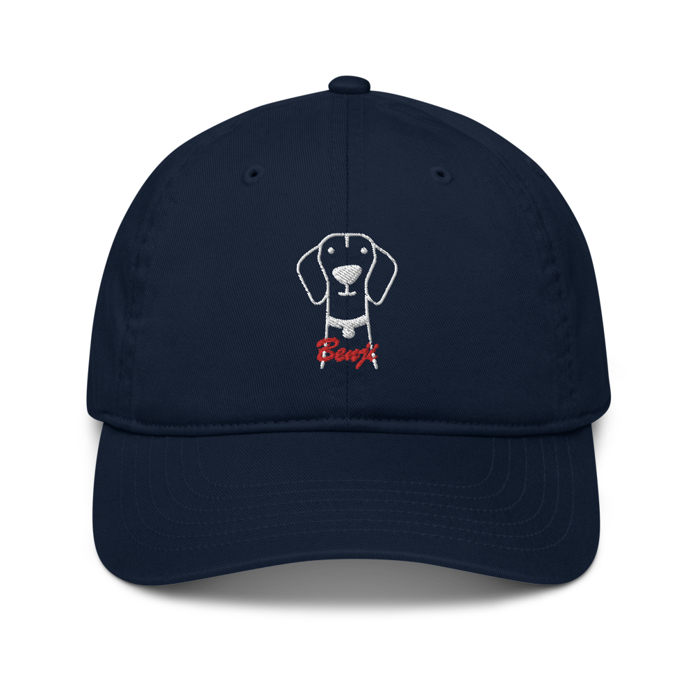 Casquette de baseball brodée Bio Vizsla Dog avec le nom de Vizsla Dog pour les propriétaires de Vizsla, cadeau de chapeau en coton biologique personnalisable pour l'amour des chiens, chien de chasse