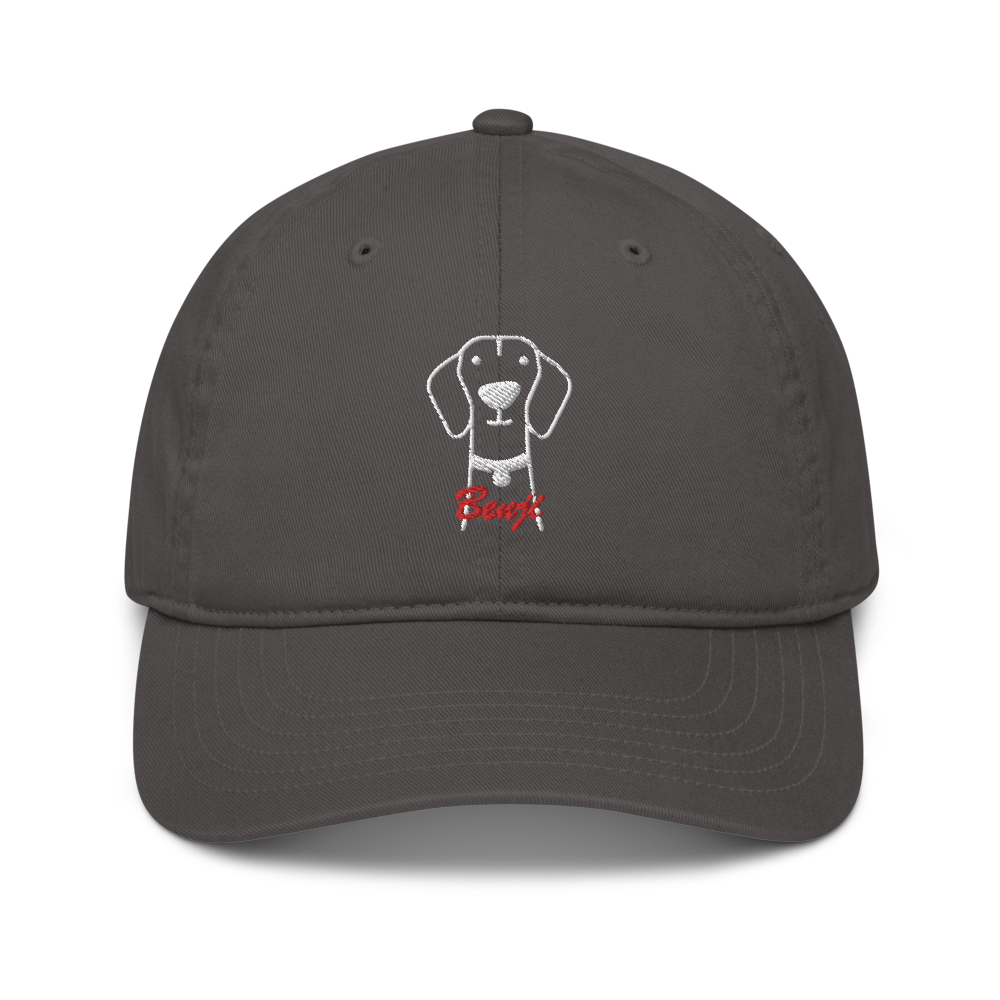 Casquette de baseball brodée Bio Vizsla Dog avec le nom de Vizsla Dog pour les propriétaires de Vizsla, cadeau de chapeau en coton biologique personnalisable pour l'amour des chiens, chien de chasse