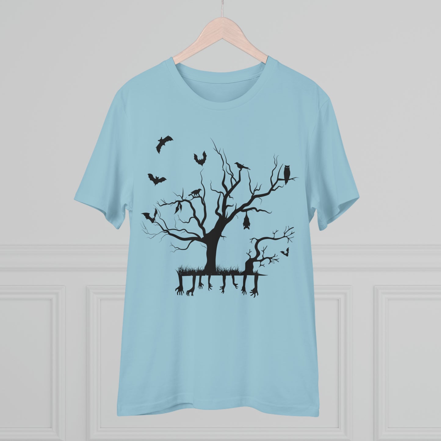 T-shirt Créateur Organique Branche d'Halloween - Unisexe