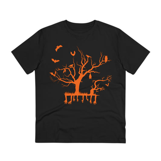 Halloween Zweig Orange Bio Creator T-Shirt - Unisex