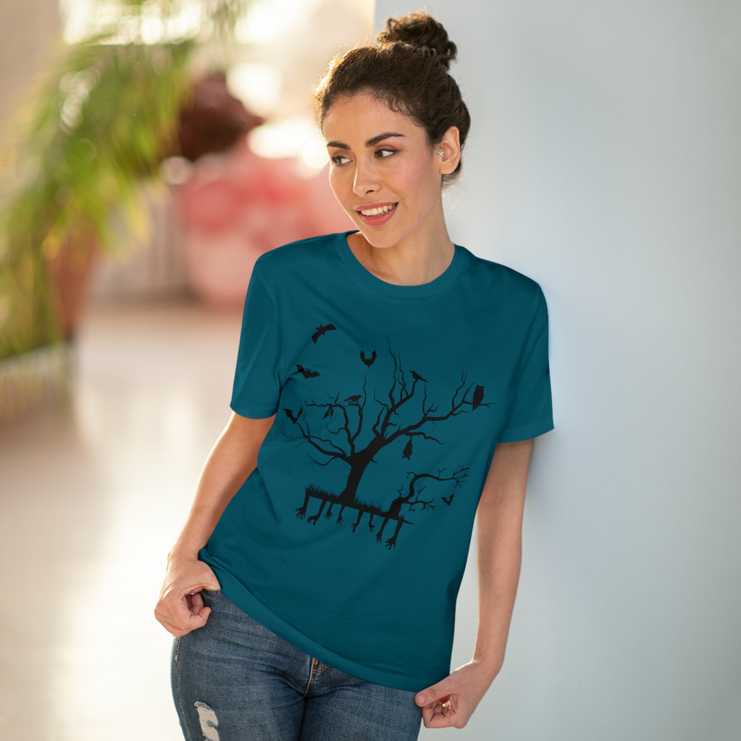 Halloween Branch Organic Creator T-shirt - Unisex