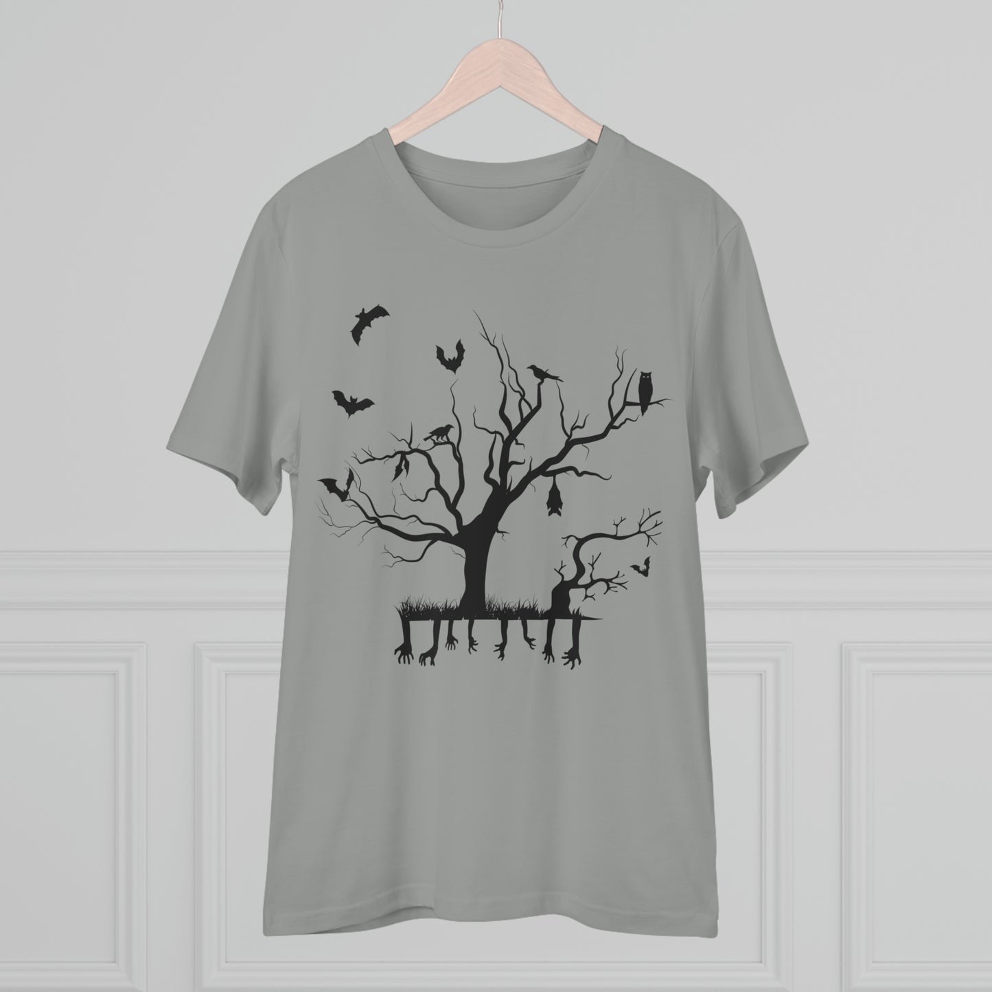 T-shirt Créateur Organique Branche d'Halloween - Unisexe