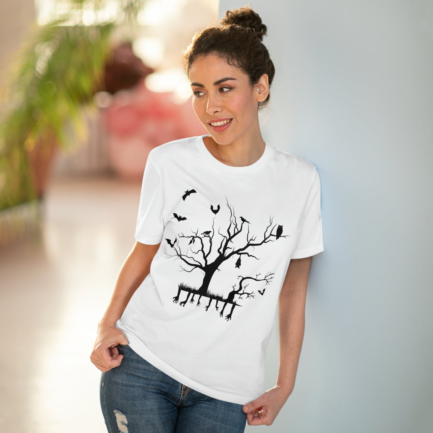 Halloween Branch Organic Creator T-shirt - Unisex