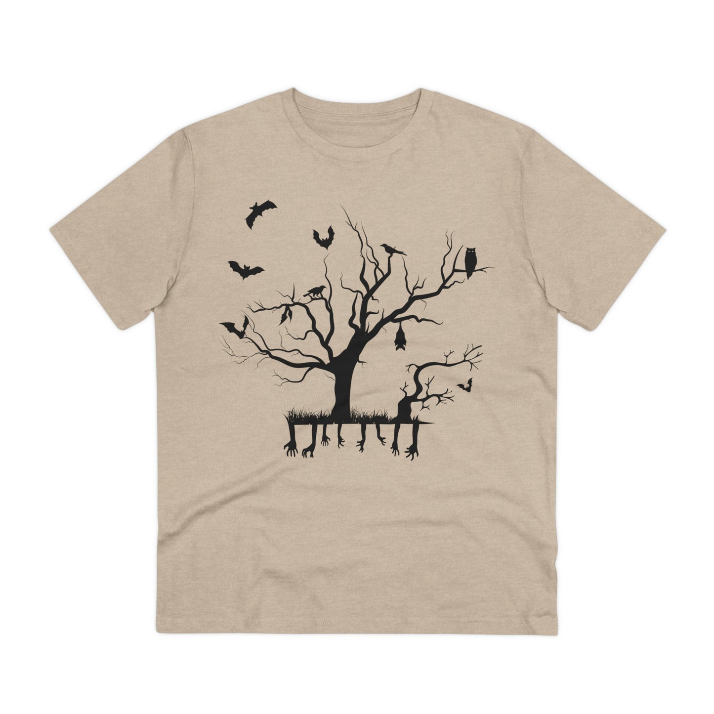 T-shirt Créateur Organique Branche d'Halloween - Unisexe