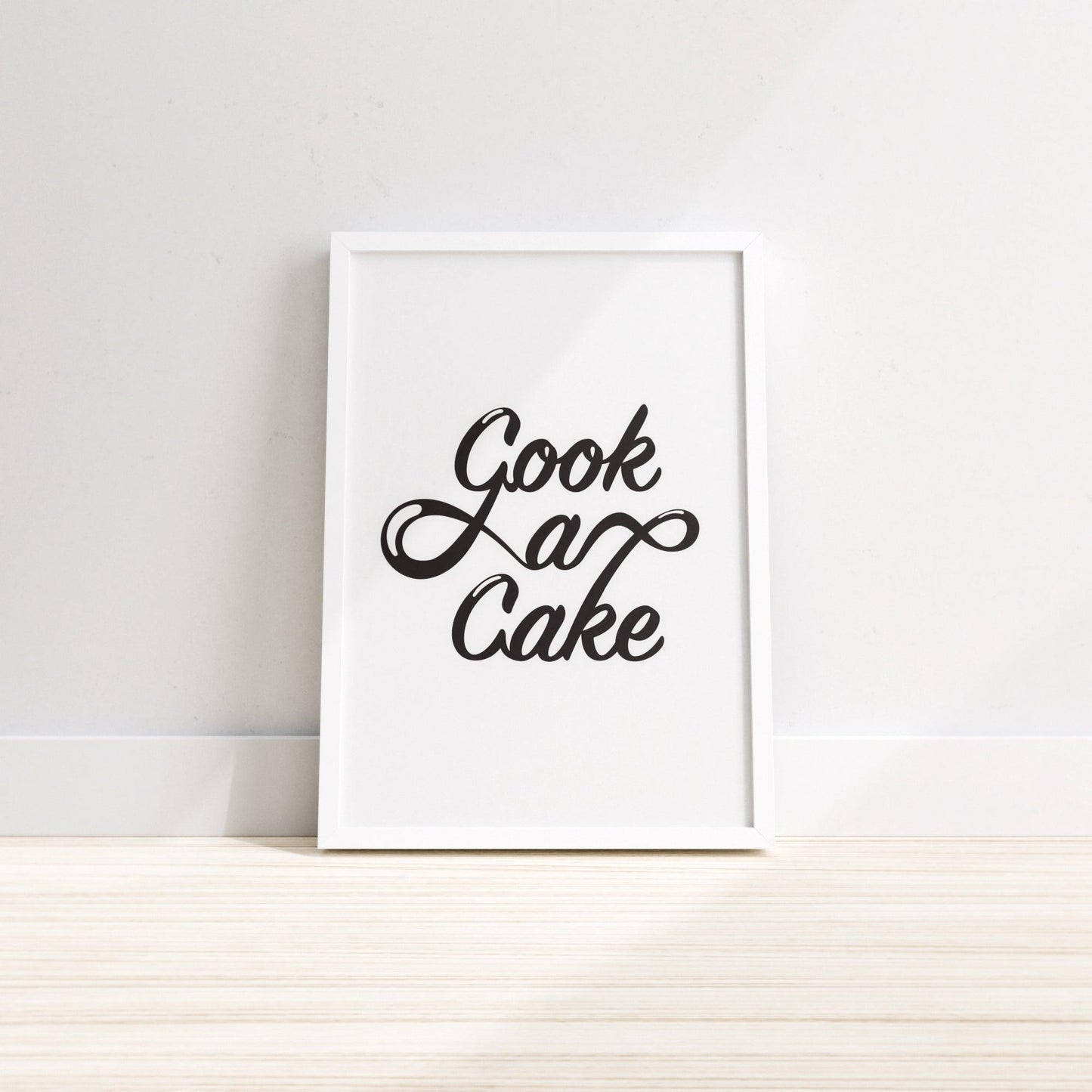 Cook a cake &#8211; Dining room Wall Decor,Kitchen Wall Decor, Wall Print, Kitchen Wall Art, Dining room Print