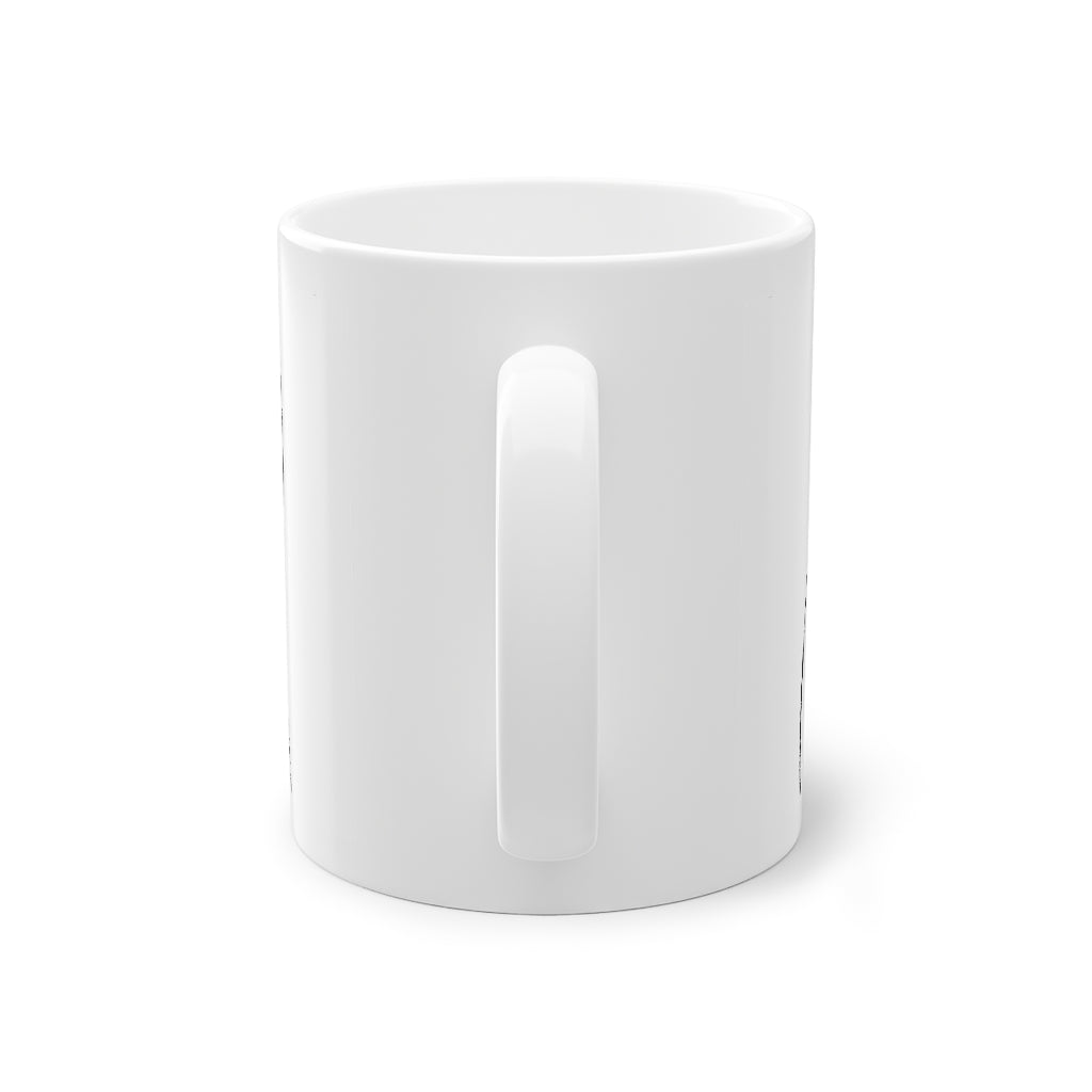 Cute Bunny mug смешна чаша със заек, бяла, 325 ml / 11 oz Чаша за кафе, чаша за чай за деца, деца, чаша със заек за Великден, детски рожден ден