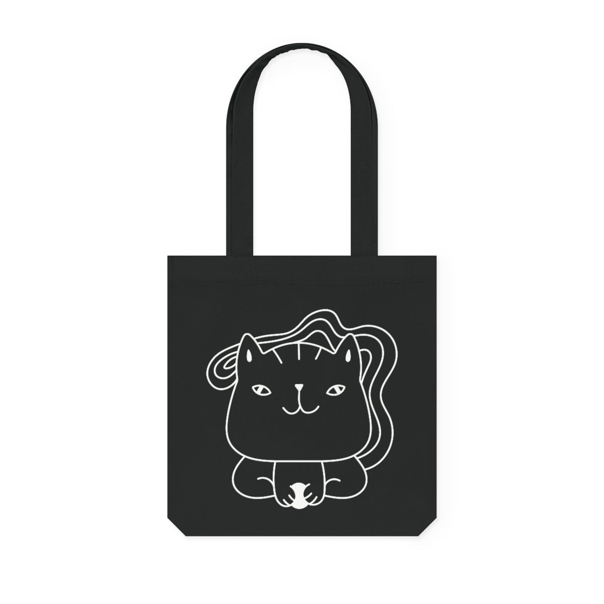 Sac fourre-tout tissé chaton mignon